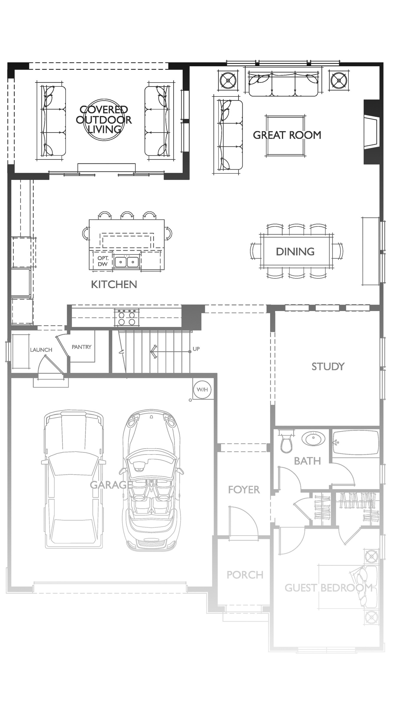  Coronado  Floorplan Custom Home  Design Charlotte NC